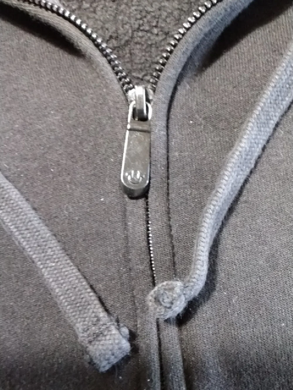 True Religion Black Zip-Up Hoodie W/Great Back Hit , L , $44